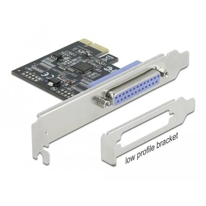 Carte PCI Express - DELOCK - 90500 - 1 x IEEE1284 - Low-Profile - Câblé