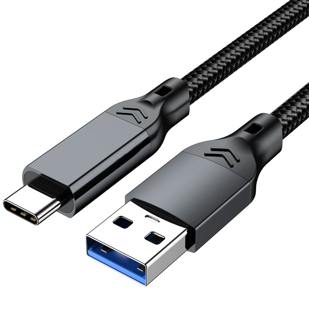 Câble USB 3.2 Type-C : Transfert de données à haute vitesse 10 Gbps et charge rapide 60 W Le noir 3 m