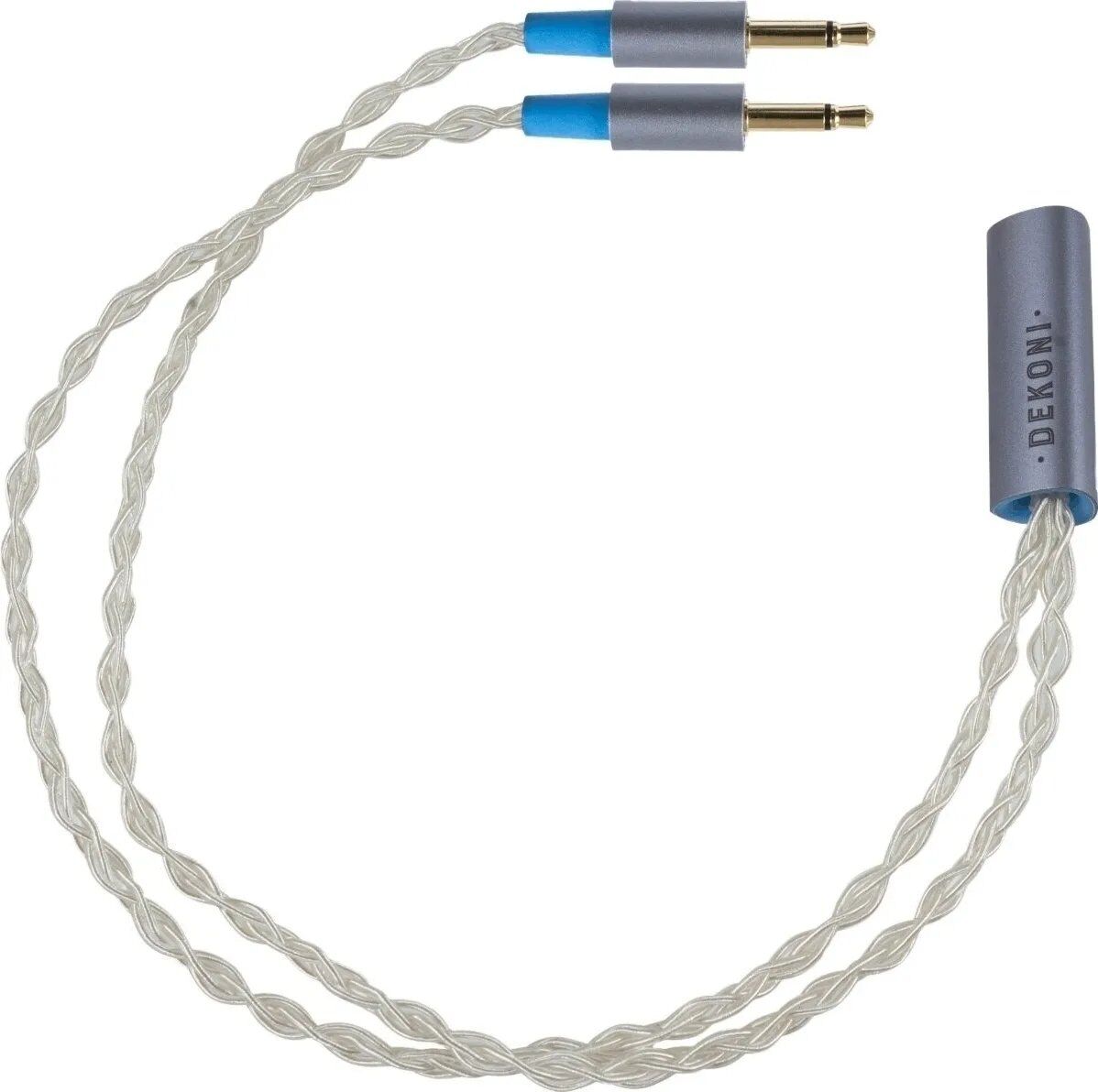 Dekoni Audio Connecteurs 3,5mm avec câble tressé en argent