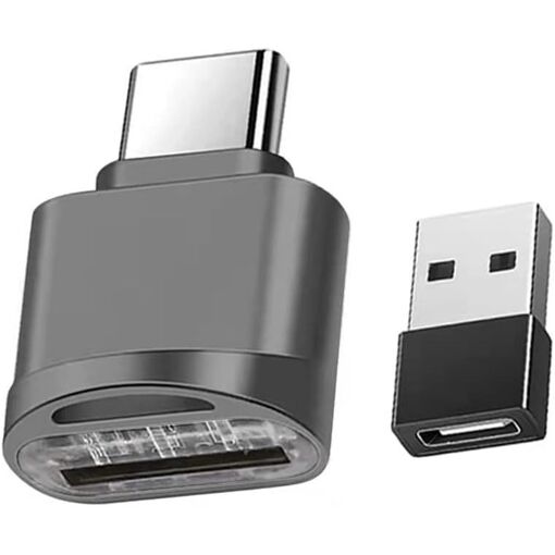 Lector de tarjeta Micro SD NSIECD con adaptador tipo C