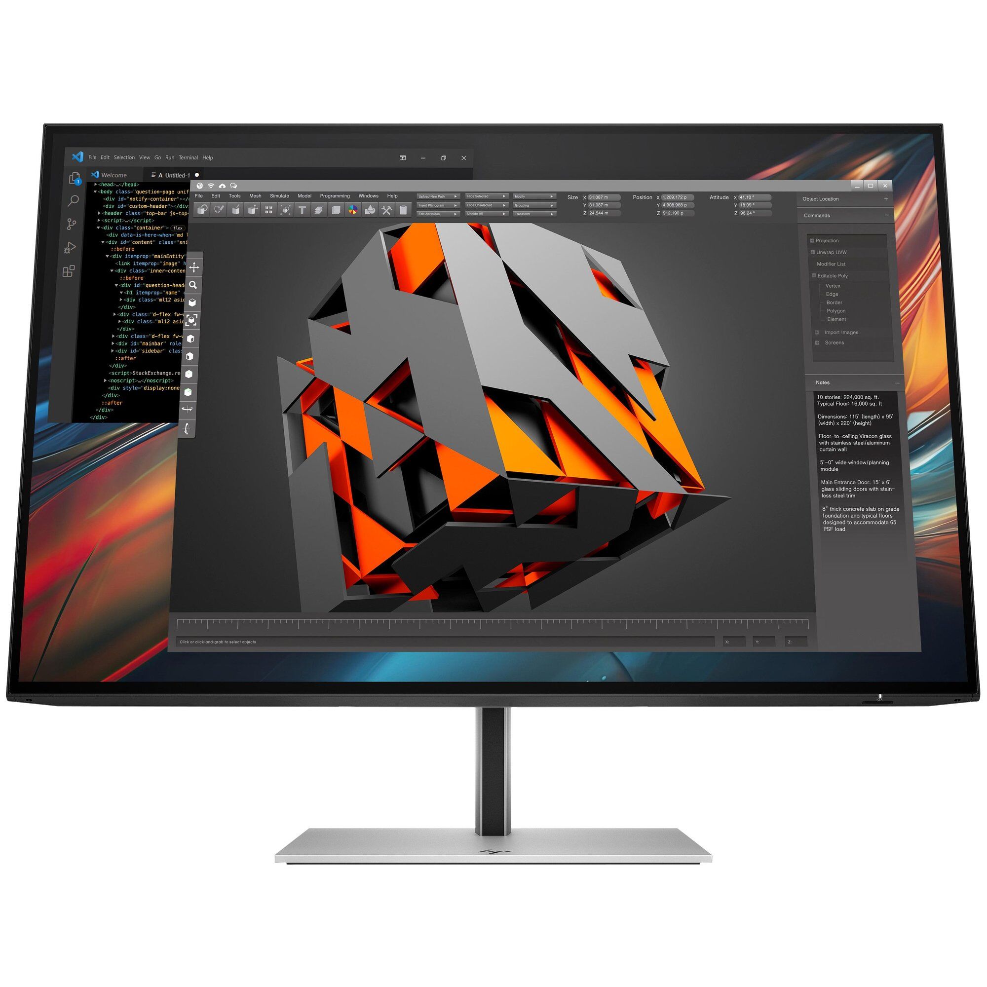 HP Écran WUXGA USB-C 24 pouces Série 7 Pro - 724pu