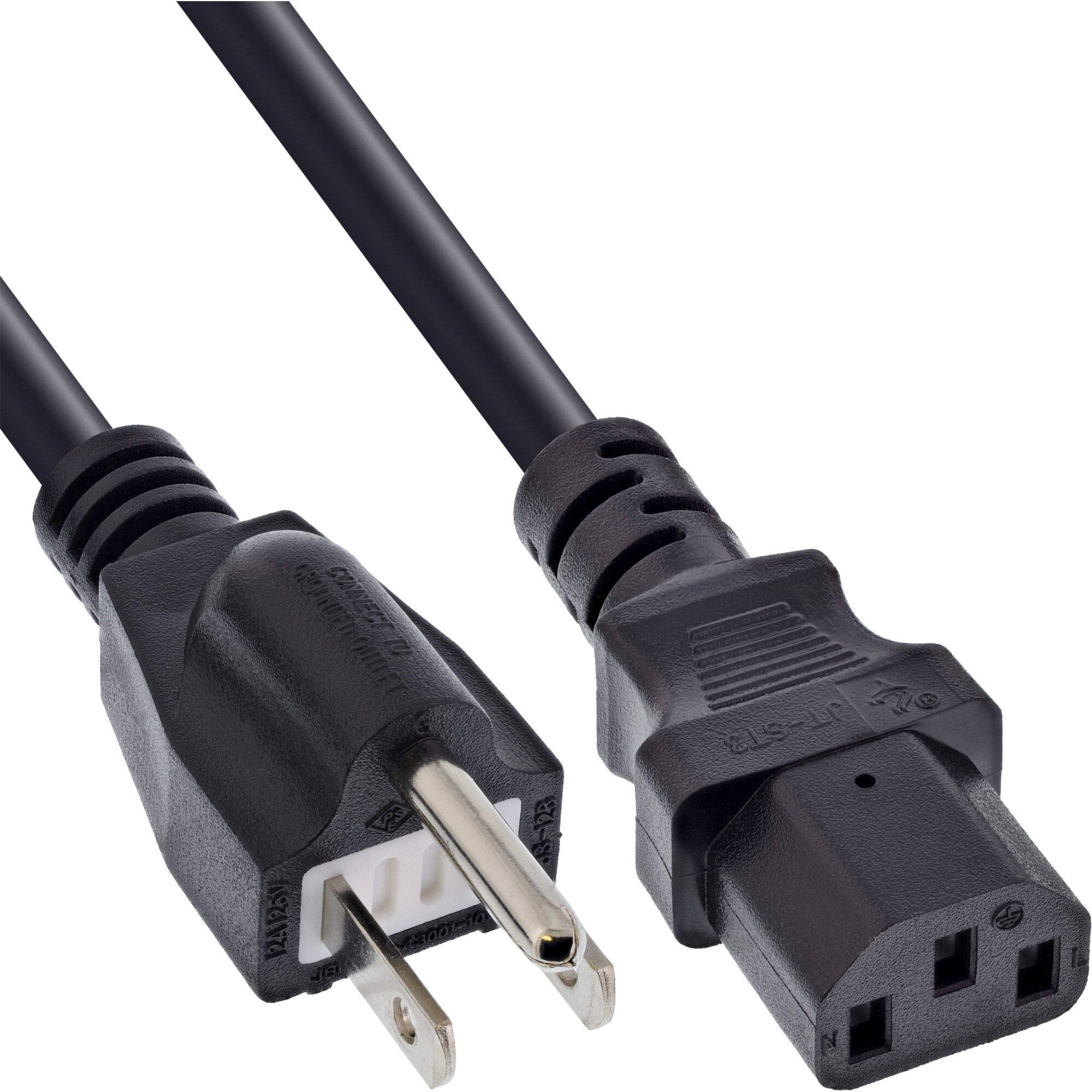 InLine Power Cable B-16658J, Black, 1.8m (IEC C13 to Type B Plug)