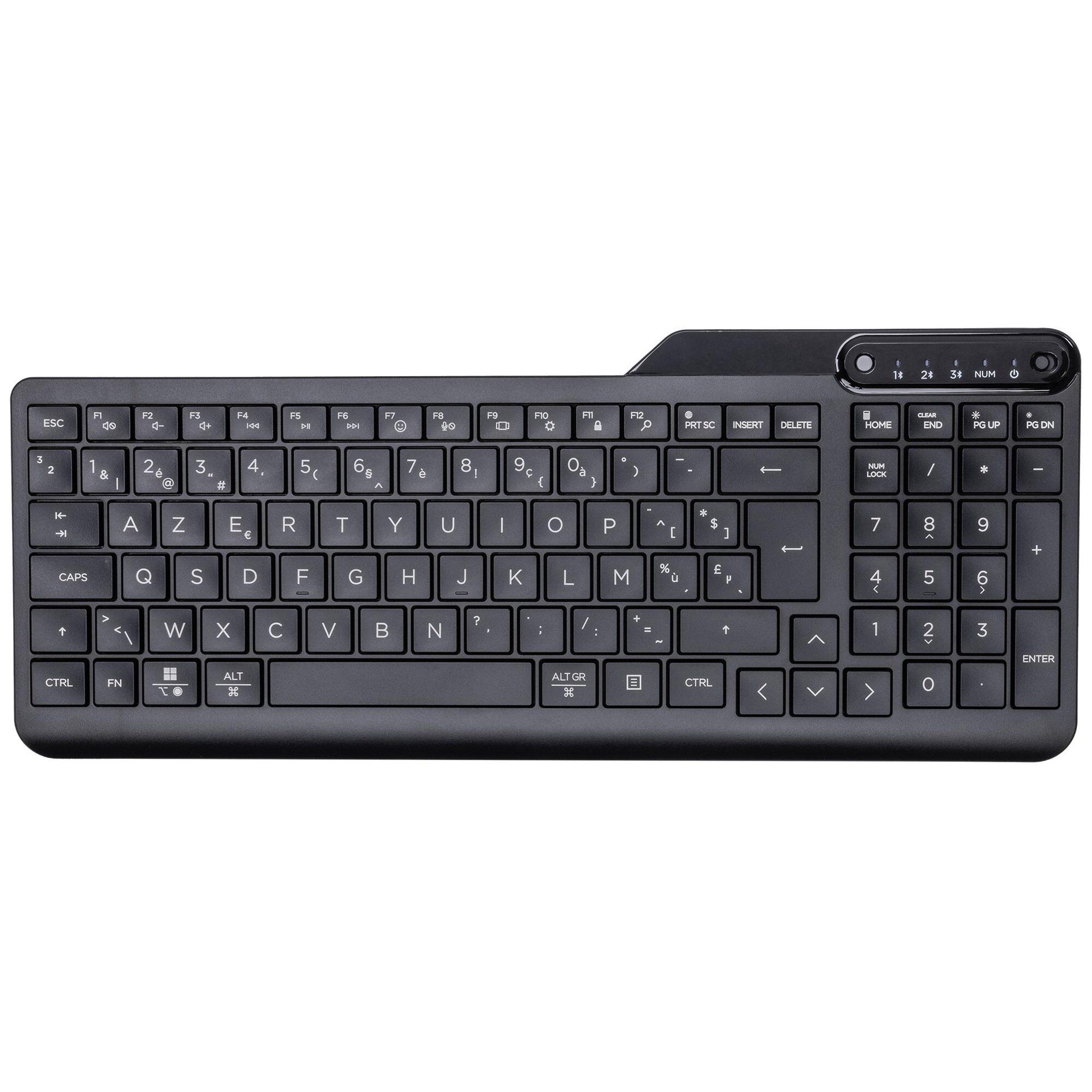 HP 460 Multi-Device Bluetooth Keyboard clavier Maison AZERTY Belge Noir