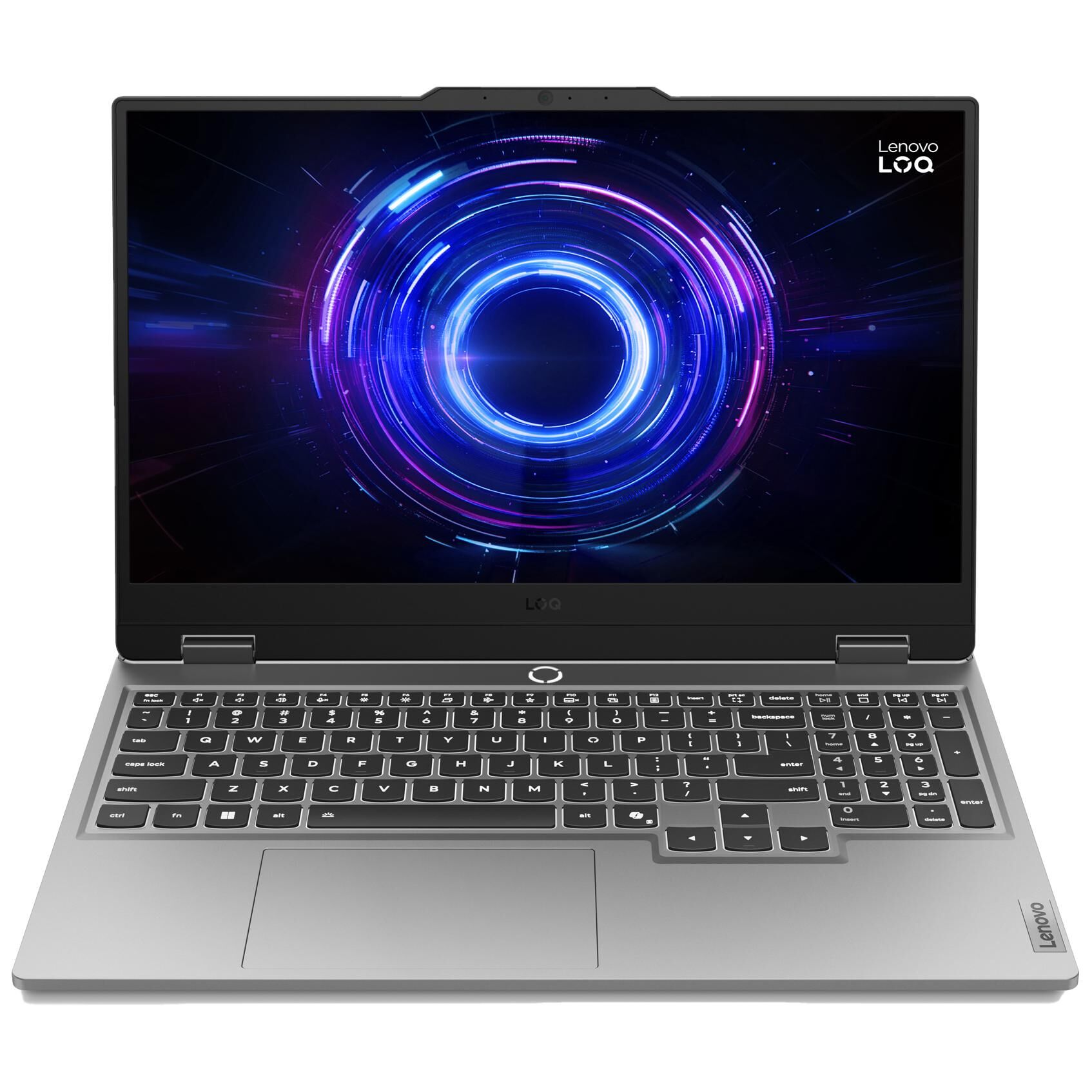 Lenovo LOQ 15IRX10 Intel Core i5 i5-13450HX Ordinateur portable 15.6" Full HD 16 Go DDR5-SDRAM 512 Go SSD NVIDIA GeForce RTX 5060 Wi-Fi 6 (802.11ax) Français Gris