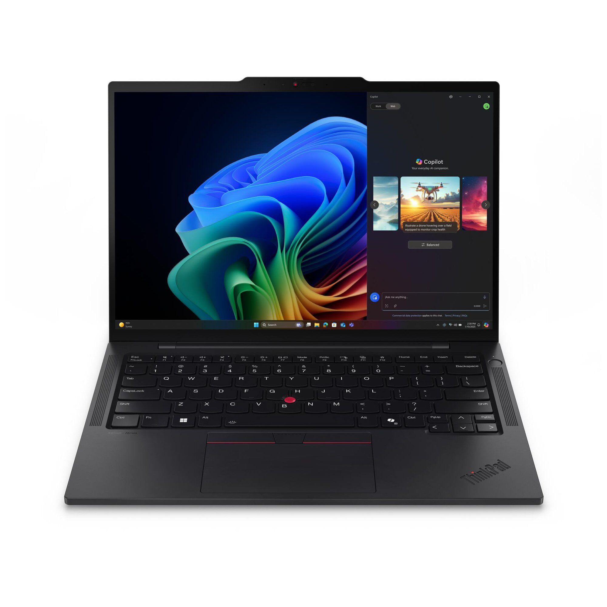Lenovo ThinkPad T14s Gen 6 (Intel) Intel Core Ultra 7 255U Ordinateur portable 14" WUXGA 32 Go LPDDR5x-SDRAM 1 To SSD Wi-Fi 7 (802.11be) Windows 11 Pro Allemand Noir