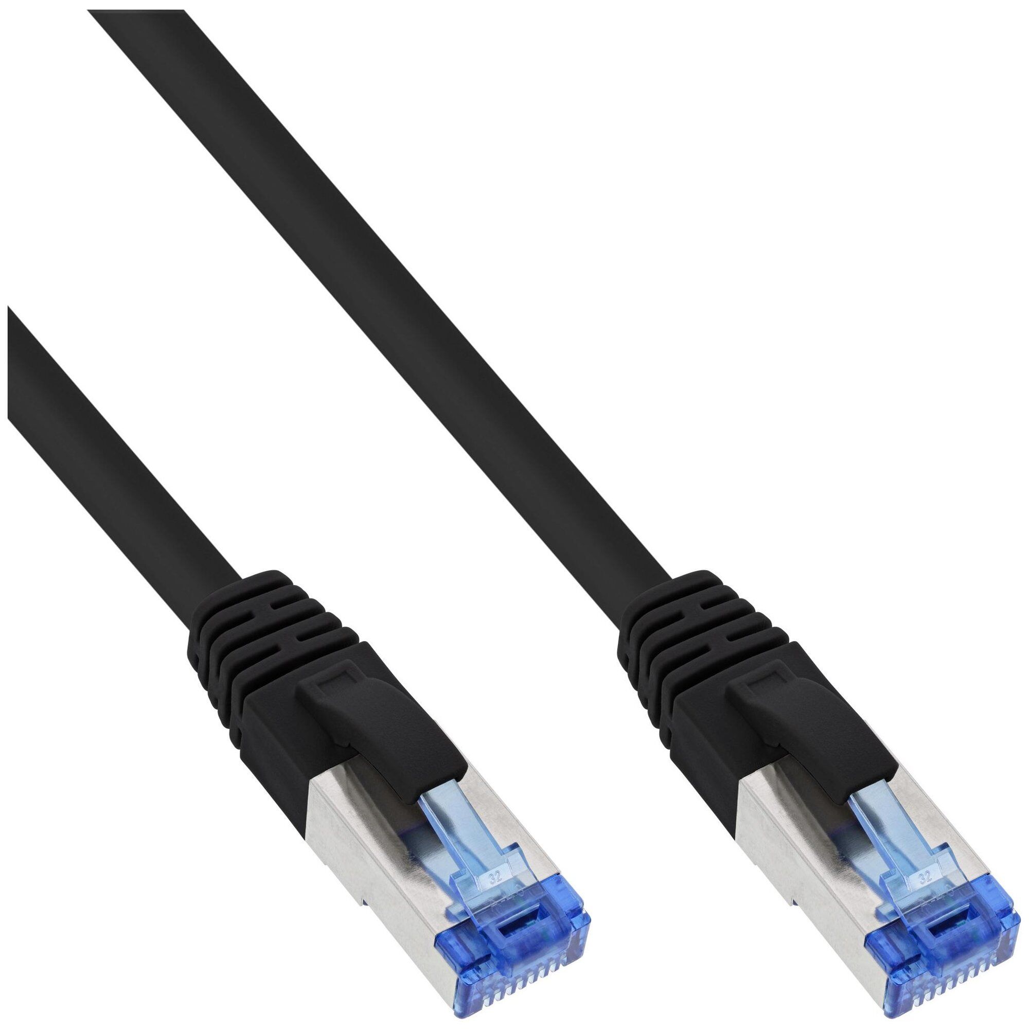 InLine 76807S câble de réseau Noir 7,5 m Cat6a S/FTP (S-STP)