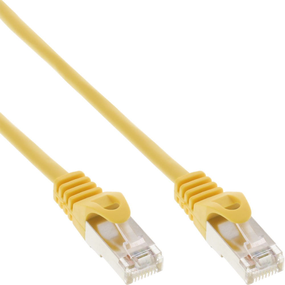 InLine 4043718065707 câble de réseau Jaune 1 m Cat5e F/UTP (FTP)