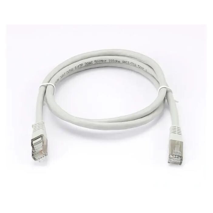 Heden - Câble réseau - RJ-45 (M) droit pour RJ-45 (M) droit - 1 m - S/FTP - CAT 6a - moulé - gris