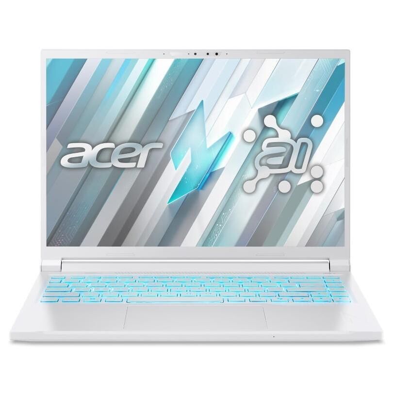 Acer Nitro V 14 AI ANV14-62-R9LT Copilot+ PC AMD Ryzen AI 5 PRO PRO 340 Ordinateur portable 14.5" WUXGA 16 Go DDR5-SDRAM 1 To SSD NVIDIA GeForce RTX 5050 Wi-Fi 6E (802.11ax) Windows 11 Home Allemand Blanc
