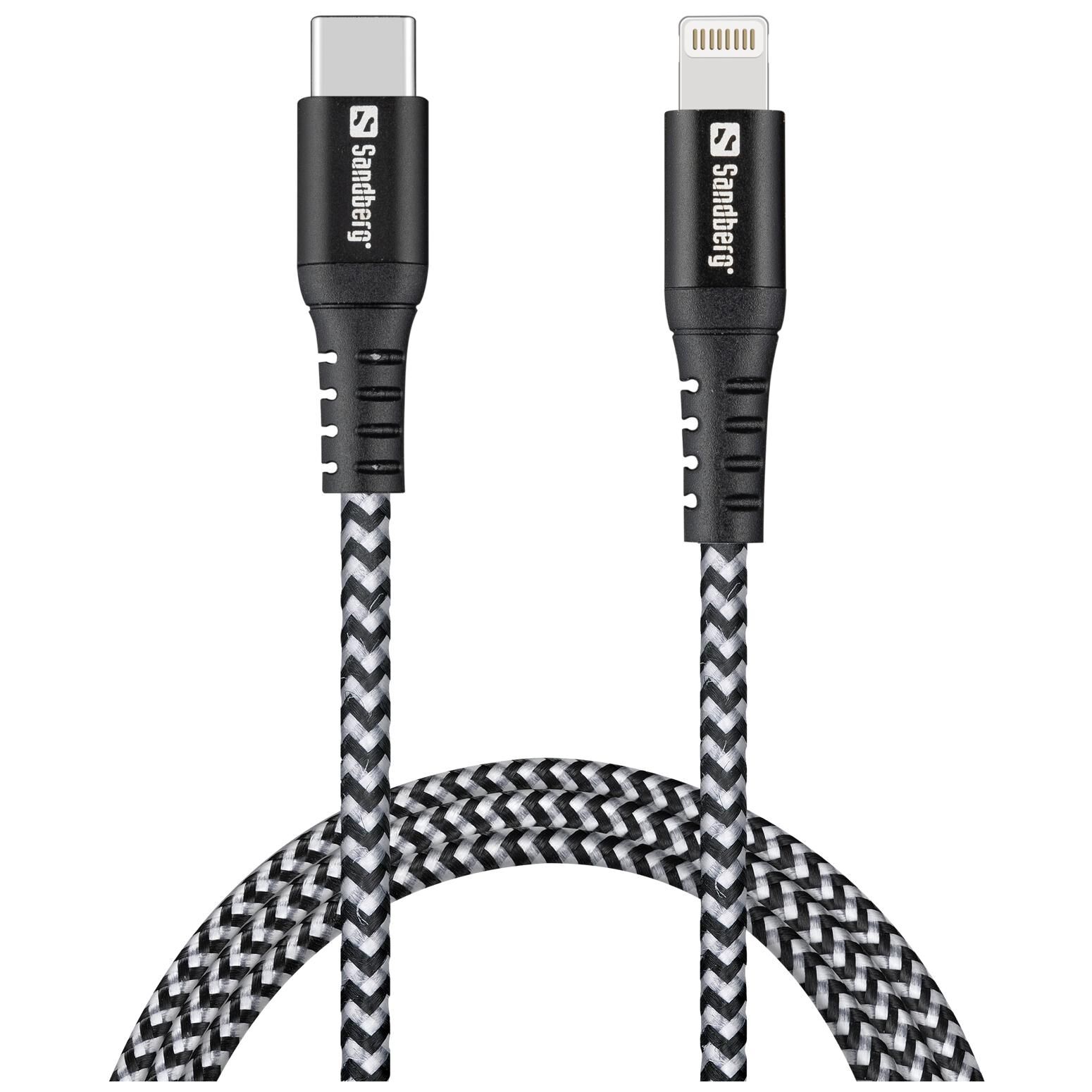 Sandberg Survivor USB-C PD>Lightning 1M