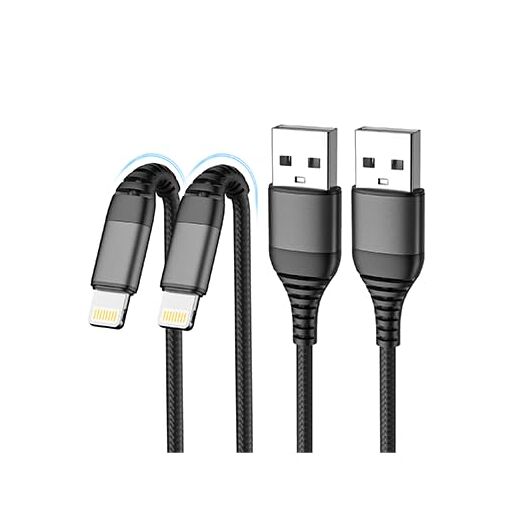 iPhone Charge Cable 2M+1M, MFi Certified