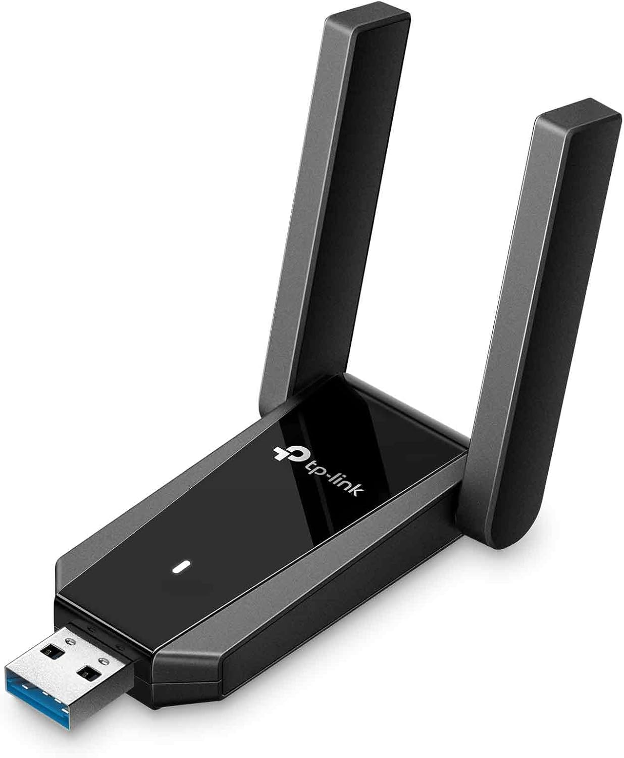 MEVRONISSHOP-Archer TX30U Plus WiFi 6 Adaptateur AX1800 Mbps, Double Bande 1201 Mbps/5 GHz + 574 Mbps/2,4 GHz, 2 antennes à Gain élevé multidirectionnel, pour Windows 11/10, MU-MIMO, USB 3.0