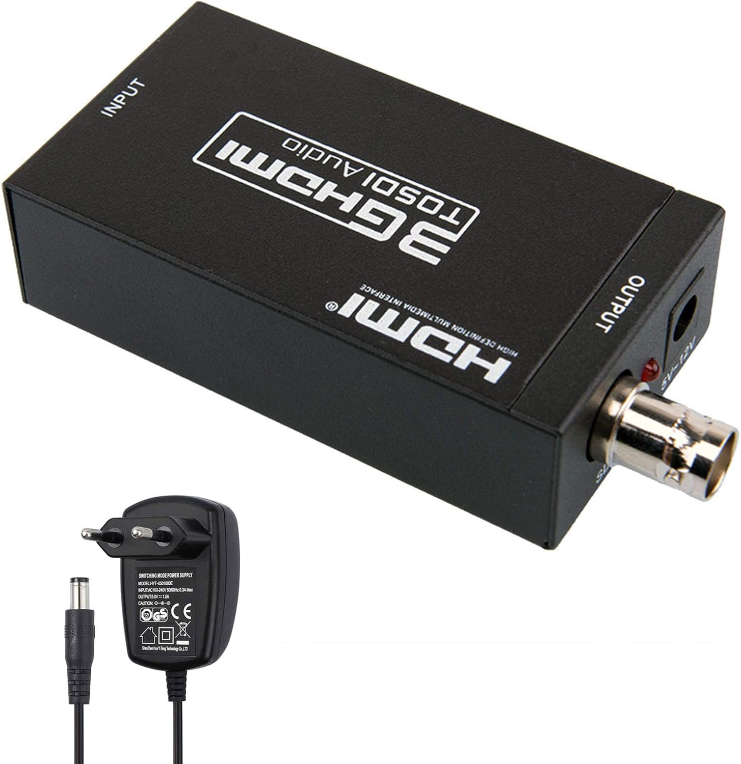 MEVRONISSHOP-Convertisseur HDMI vers SDI, HDMI vers SDI, convertisseur SDI, Adaptateur HDMI vers SDI, Adaptateur SD-SDI/HD-SDI/3G-SDI pour Appareil Photo, Home cinéma