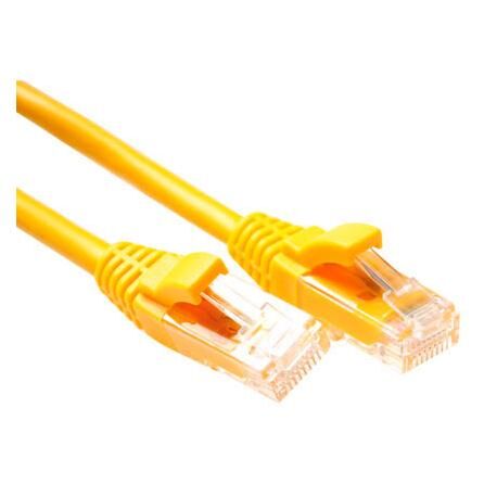 ACT UTP Cat5E 0.5m câble de réseau Jaune 0,5 m