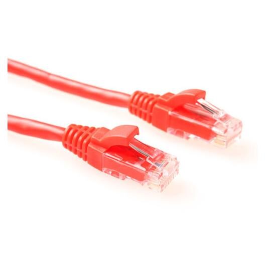 ACT UTP Cat5E 1.0m câble de réseau Rouge 1 m