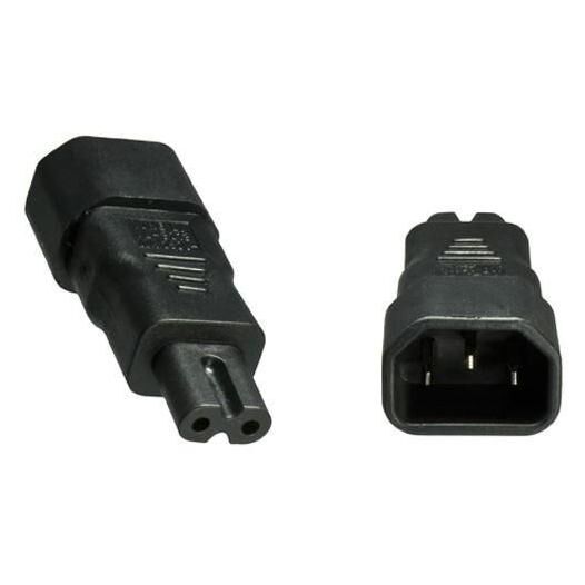 Microconnect PE147AD changeur de genre de câble C14 C7 Noir