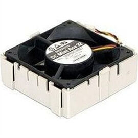 Supermicro Fan w/ Housing Boitier PC Ventilateur 8 cm Beige et Noir