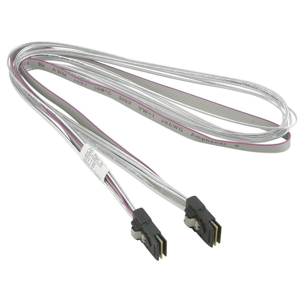 Supermicro Internal MiniSAS 0.75 m 0,75 m Gris et Blanc