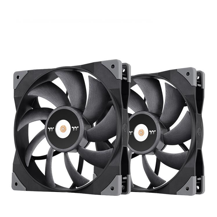 Thermaltake TOUGHFAN 14 Boitier PC Ventilateur 14 cm Noir 2 pièces