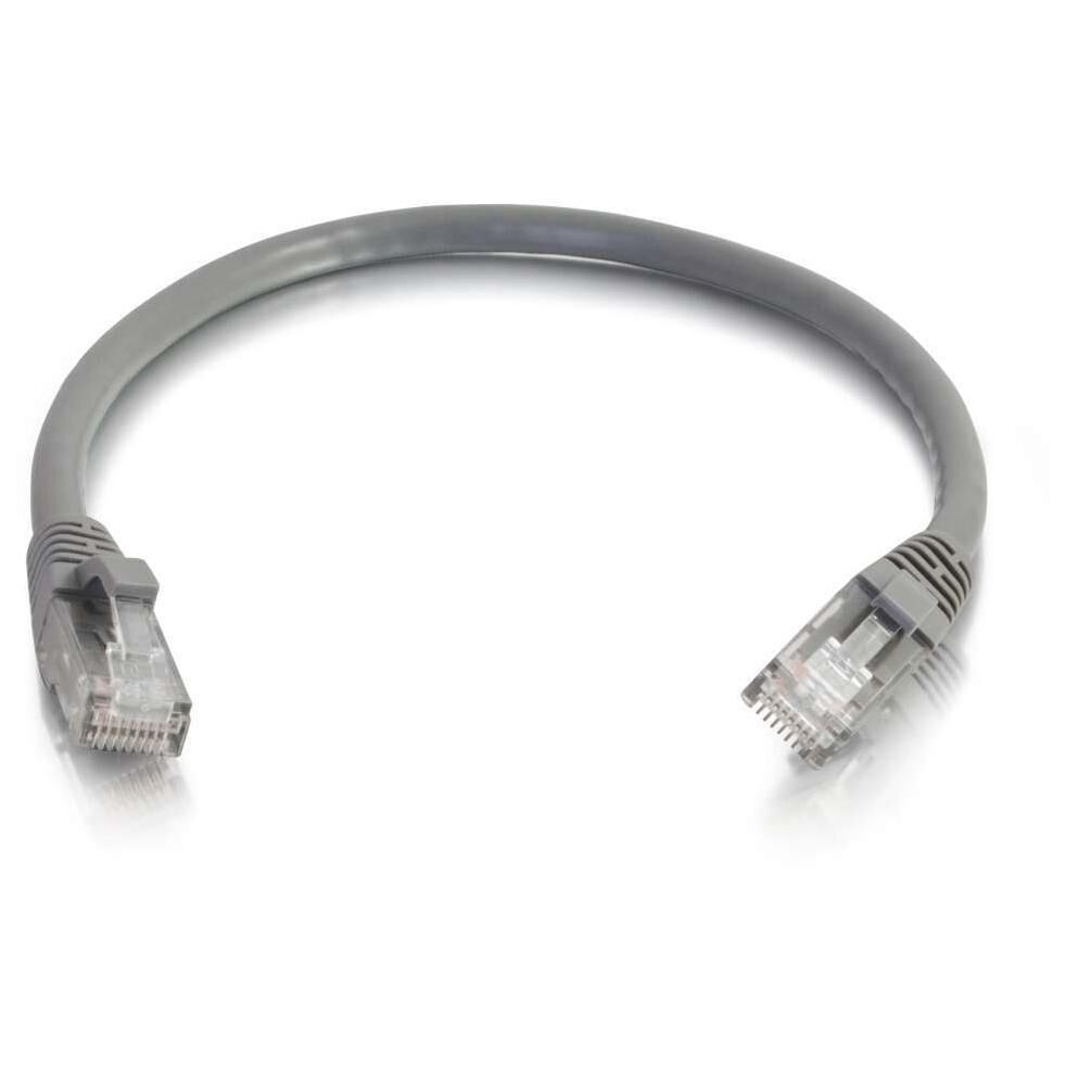 C2G Câble de raccordement réseau Cat6 avec gaine non blindé (UTP) de 5 M - Gris