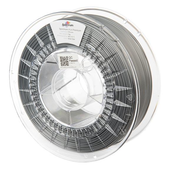 Spectrum Filaments PLA Premium Acide polylactique (PLA) Argent 1 kg