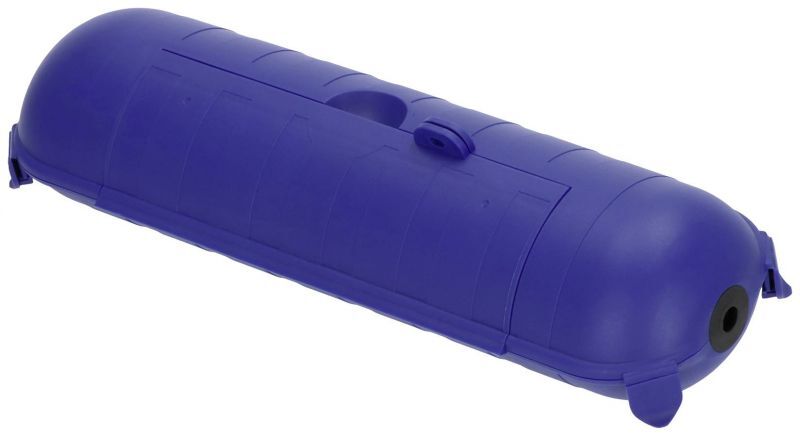 Brennenstuhl Safebox CEE 230 V / Boîtier de protection IP44 pour câbles d'extension (capsule de protection pour câble H07RN-3G2.5 extérieur, accessoires de camping) Bleu