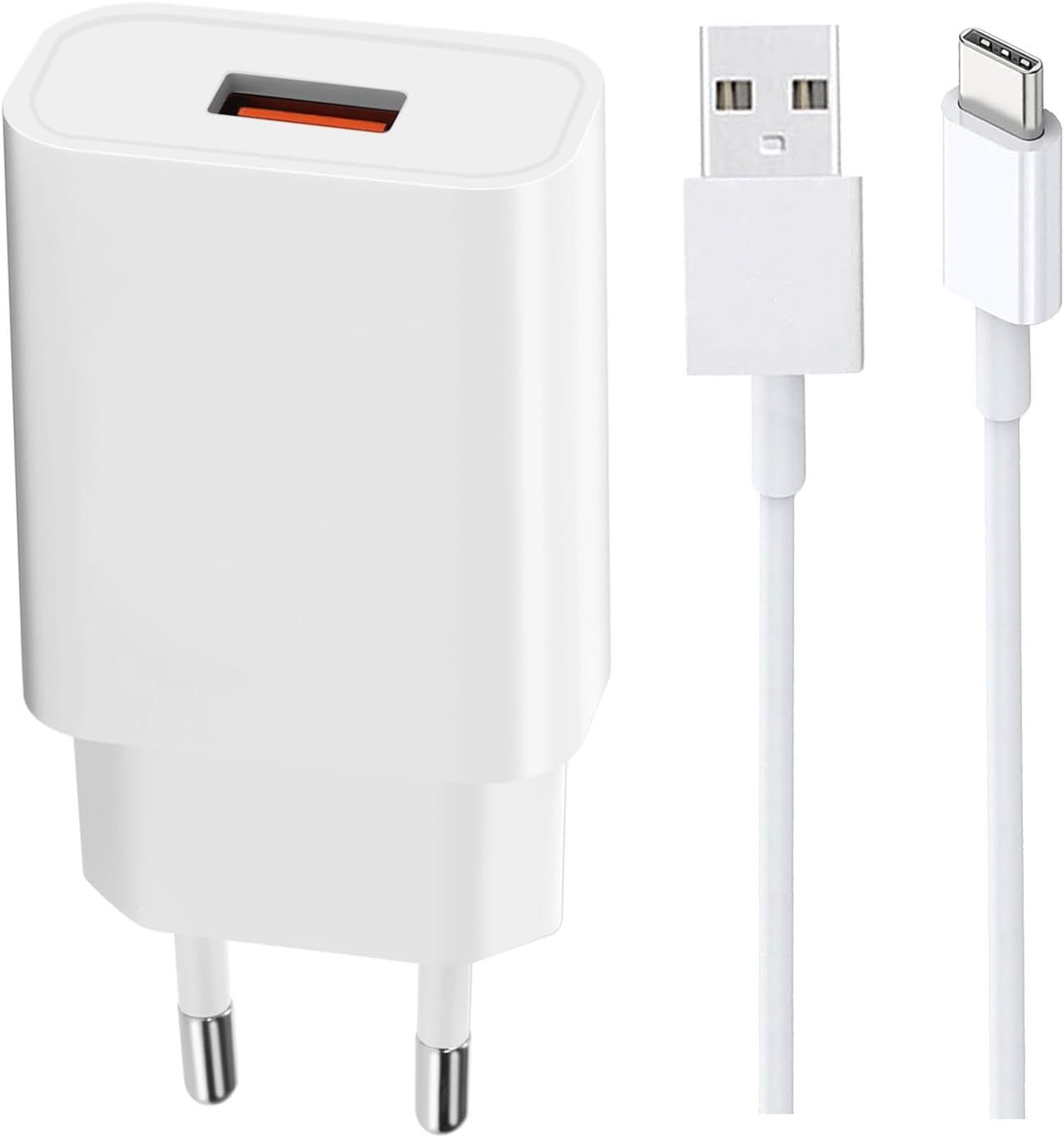 KALANKA-Chargeur Rapide Compatible avec Xiaomi Redmi Note 13/12/11s/11/13 Pro/12 Pro/11 Pro/9 Pro/8 Pro/10 Pro/10S/9T,Redmi 13C/12/A3/9,Xiaomi Mi 10/10T/10T Lite/11T Lite. et Cable 1.5M
