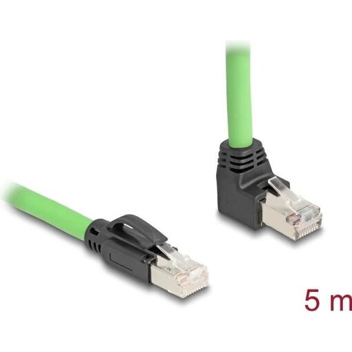 Cable de parche Delock - 5 m, verde, CAT 6a