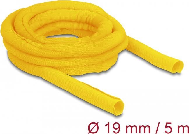 Delock - Geflechtschlauch - 5,0m - Gelb (20874)