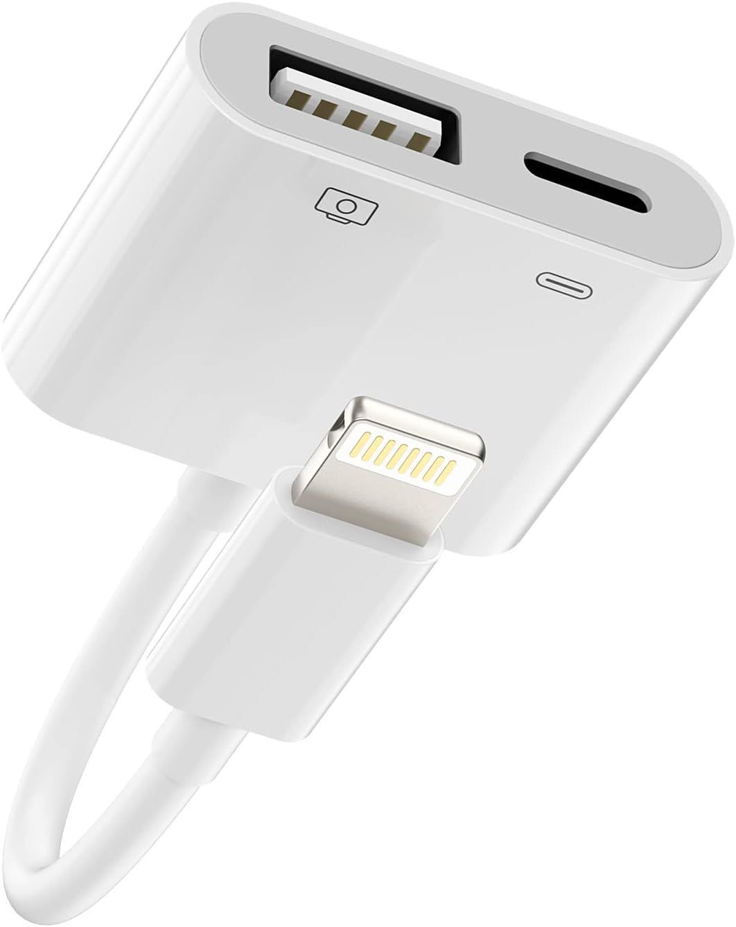 SUBZONAL-Adaptateur Lightning USB Câble OTG 3.0 Charge(2 en1) pour Apple iPhone 14 13 12Pro pour iPad par clé appareil photo, lecteur de cartes jack adaptateur clavier téléphone transfert caméra mémo