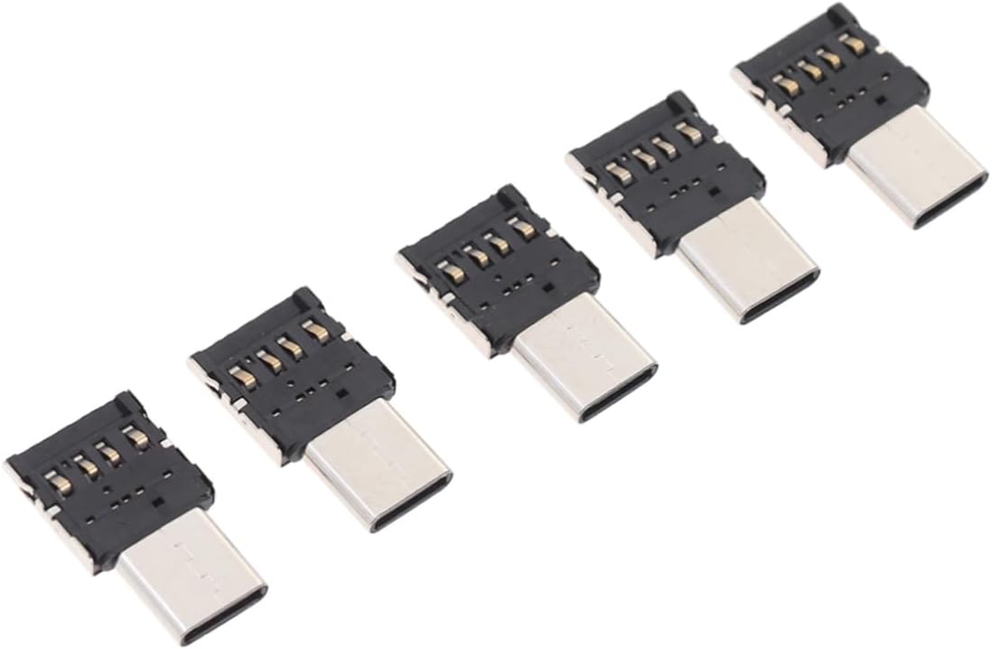 SUBZONAL-5pièces Adaptateur USB-c vers USB pour Téléphone Tablette Câble USB Disque Flash Compatible Interface Standard