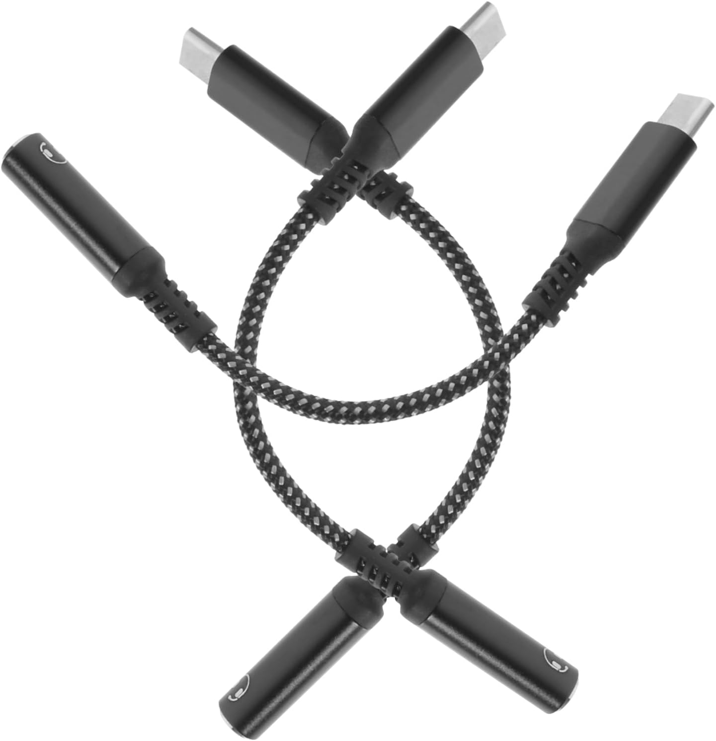 SUBZONAL-3pièces Adaptateur USB-c vers Jack pour Casque Lot de Adaptateurs pour Smartphones Type-c Câble Audio Plug-and-Play