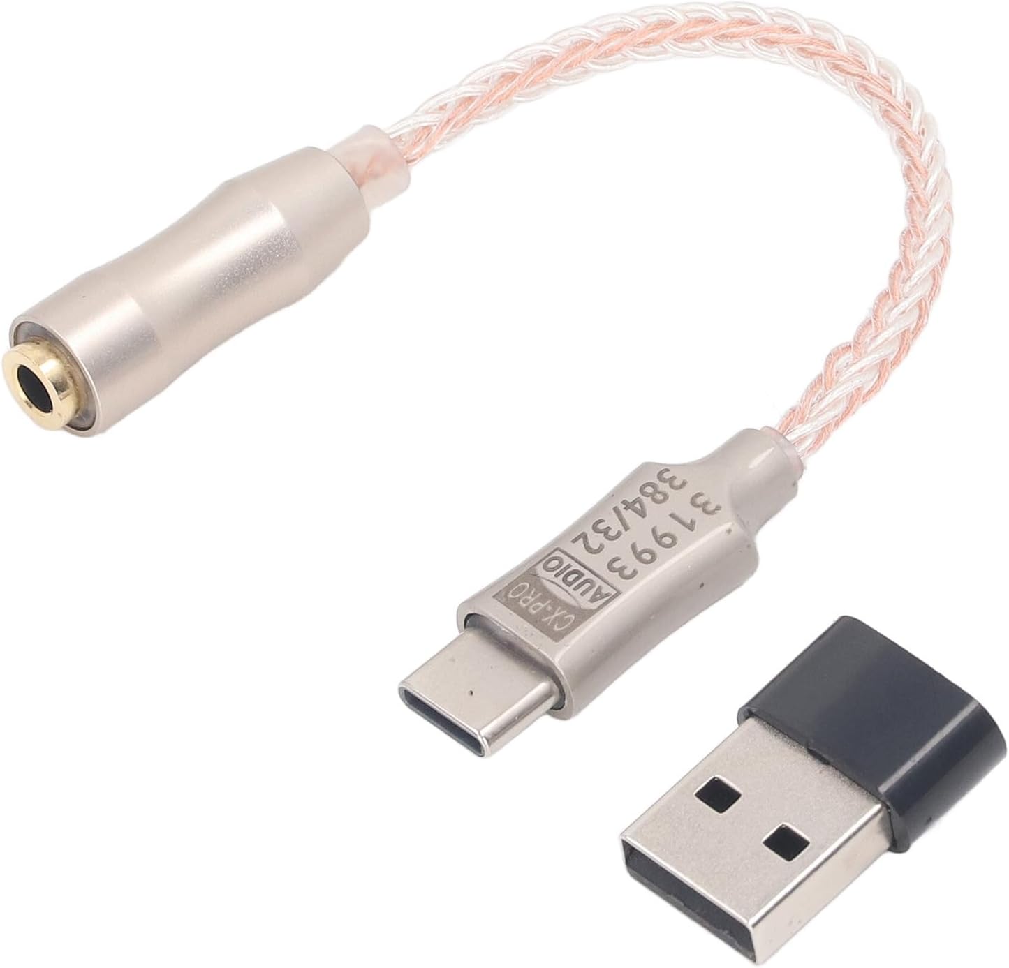 SUBZONAL-Câble DAC USB vers 3, 5 Mm, Adaptateur de Type C vers 3, 5 Mm, Conversion USB C en Large compatibilité pour les écouteurs de Téléphone