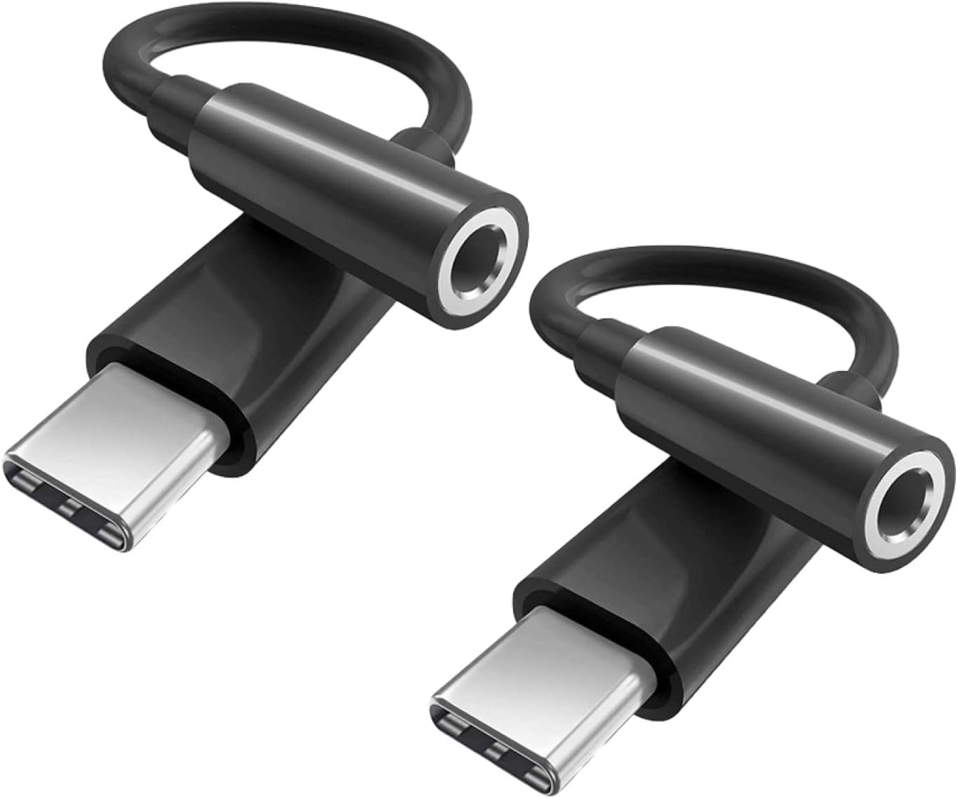 SUBZONAL-2 pièces Adaptateur Audio USB-c vers Câble Adaptateur Jack Type-c Léger et Compact Haute Fidélité Portable pour Écouteurs