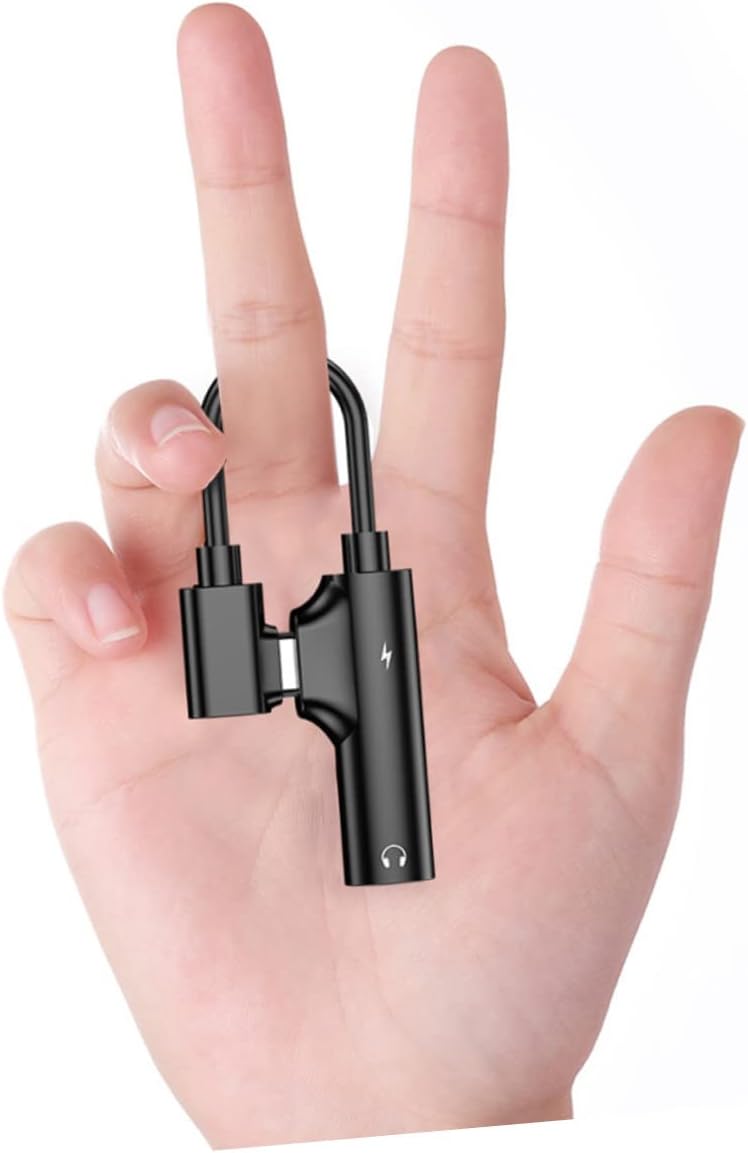 SUBZONAL-Adaptateur de casque audio de type C - Adaptateur audio auxiliaire - Câble USB - Adaptateur de casque USB C - Adaptateur de charge audio USB - Câble C - Adaptateur USB type 2 en 1