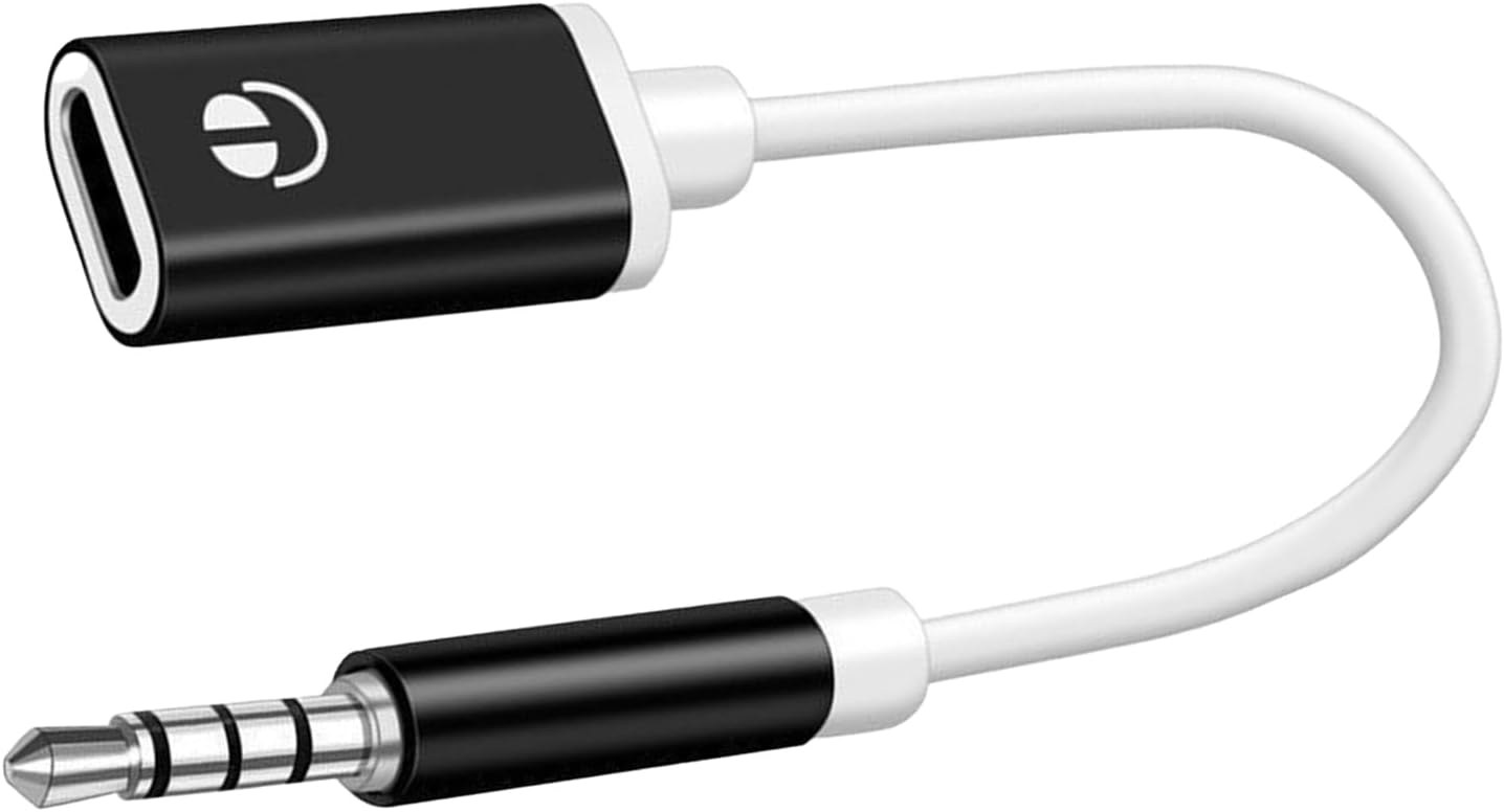 SUBZONAL-Câble de dongle Audio USB C Aux, Adaptateur de Prise Casque Femelle 3,5 mm  Convertisseur d'adaptateur de téléphone Portable 3,5 mm - Adaptateur d'écouteurs convertisseur de Type C,