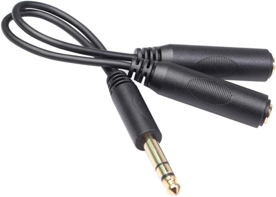 SUBZONAL-Câble Jack pour Casque Adaptateur Audio y Splitter Mâle vers Femelles Câble Audio pour Ordinateur Portable Et Autres Appareils