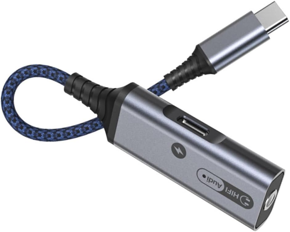 SUBZONAL-Adaptateur USB Type-c 2-en-1 pour Écouteurs 3,5 Mm Et Charge Rapide 60w, Câble Audio Portable, Compact, Compatible Smartphone Et Pc, Utilisation Gaming Et Streaming, Noir
