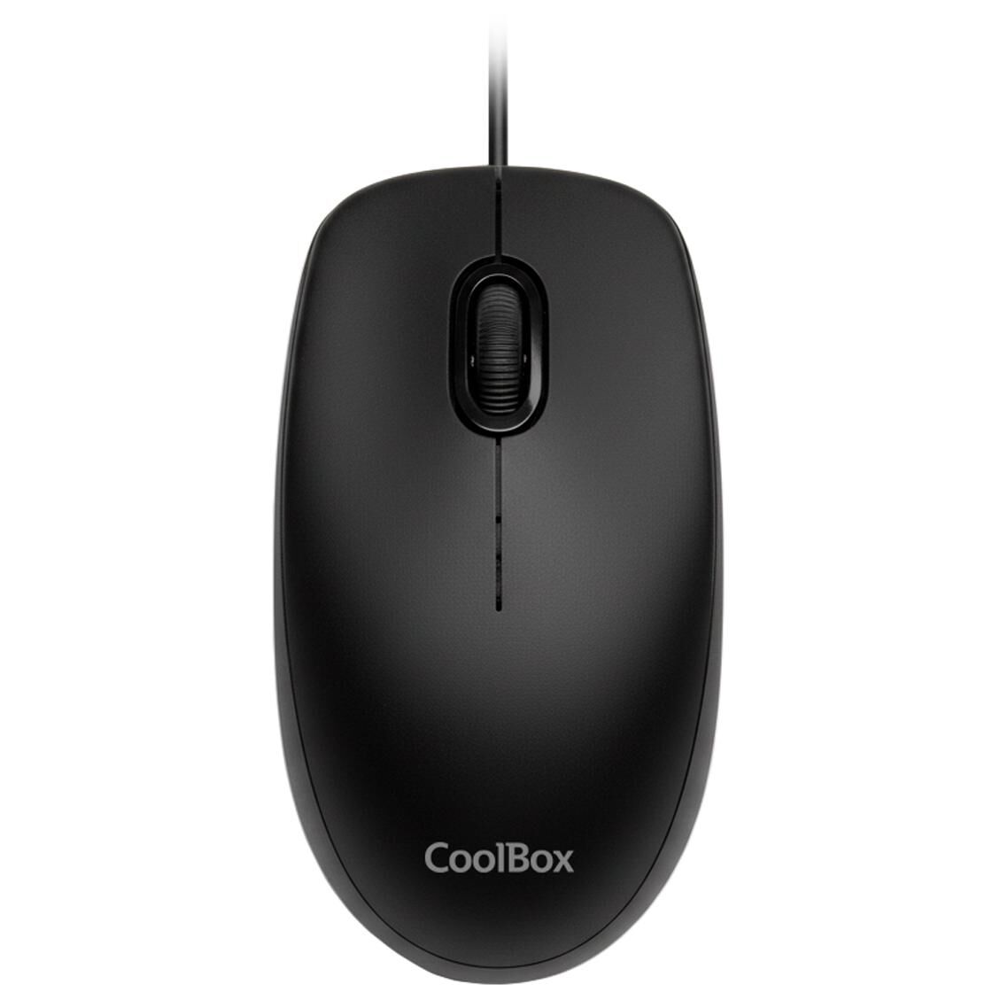 CoolBox COO-RAT01B-U souris Bureau Ambidextre USB Type-A Optique 1600 DPI