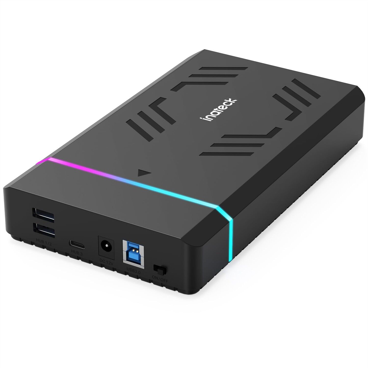 inateck Boîtier Externe USB 3.0 pour SATA HDD et SSD 2,5''/3,5'' RGB