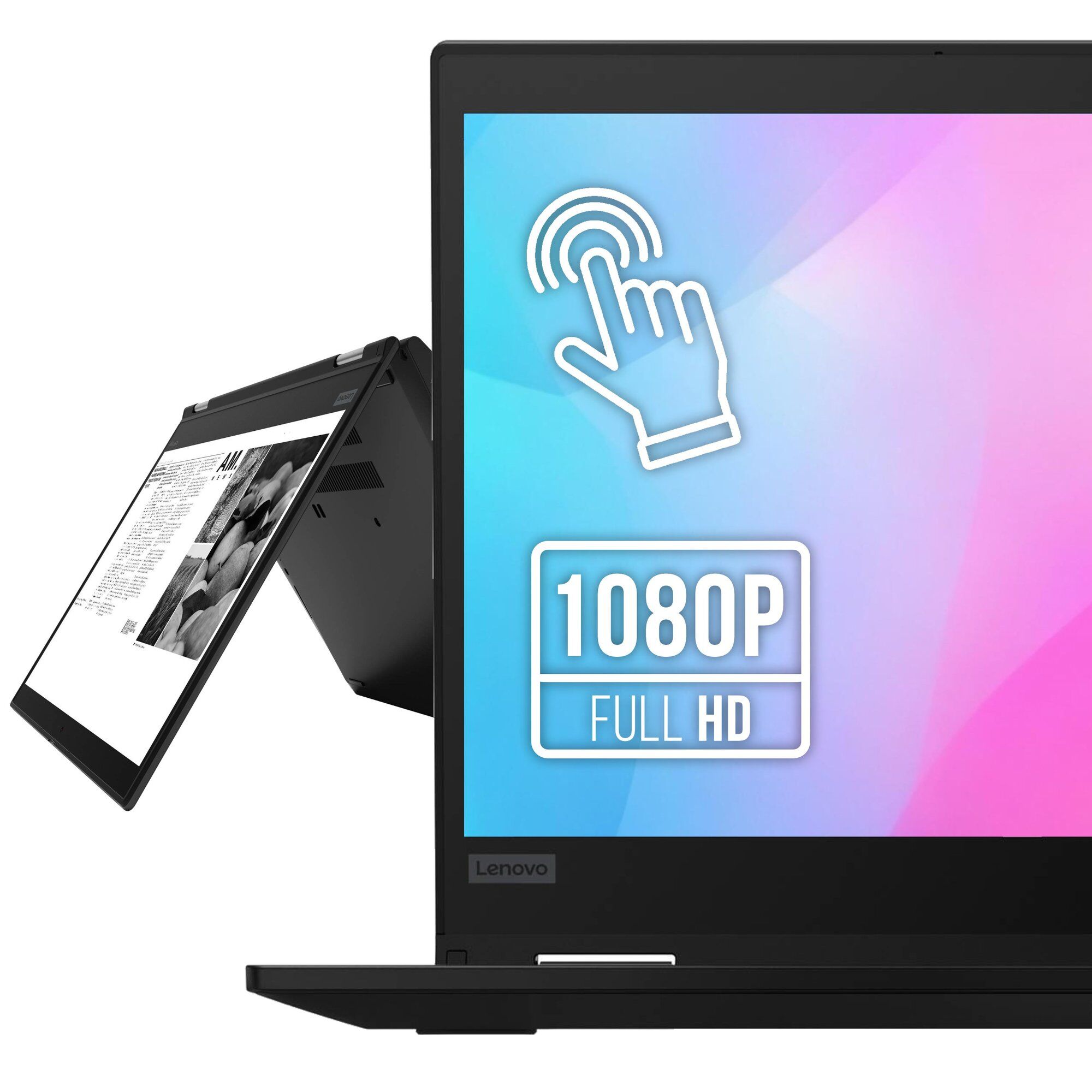 Ordinateur portable 2w1 LENOVO ThinkPad X390 YOGA i5-8365U 16Go 256Go SSD FULL HD Tactile WIN11P