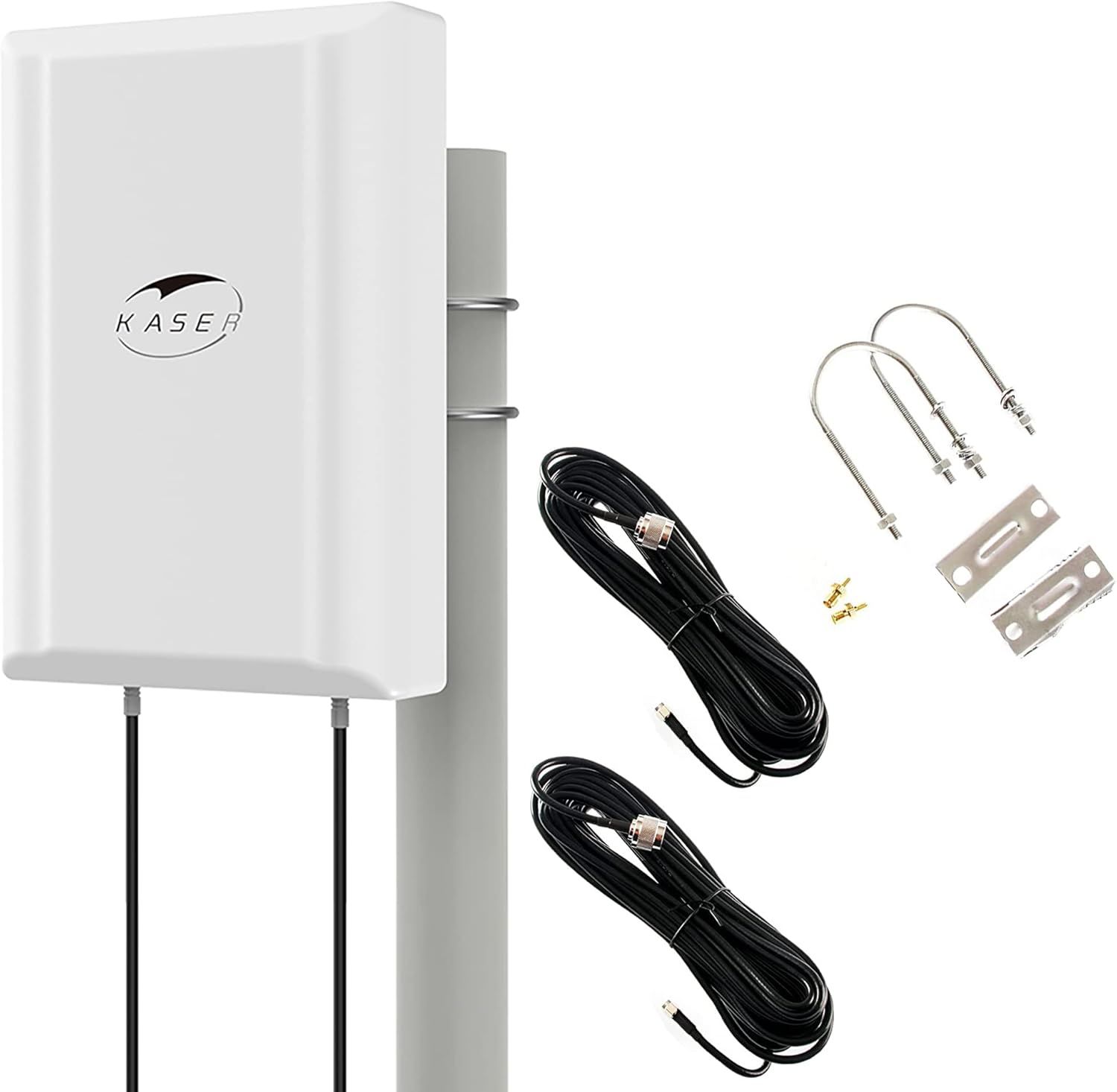 KASER - ANTENNE 4G 5G LTE MIMO EXTERIEUR DIRECTIONNELLE 696-2700 MHz - BLANC