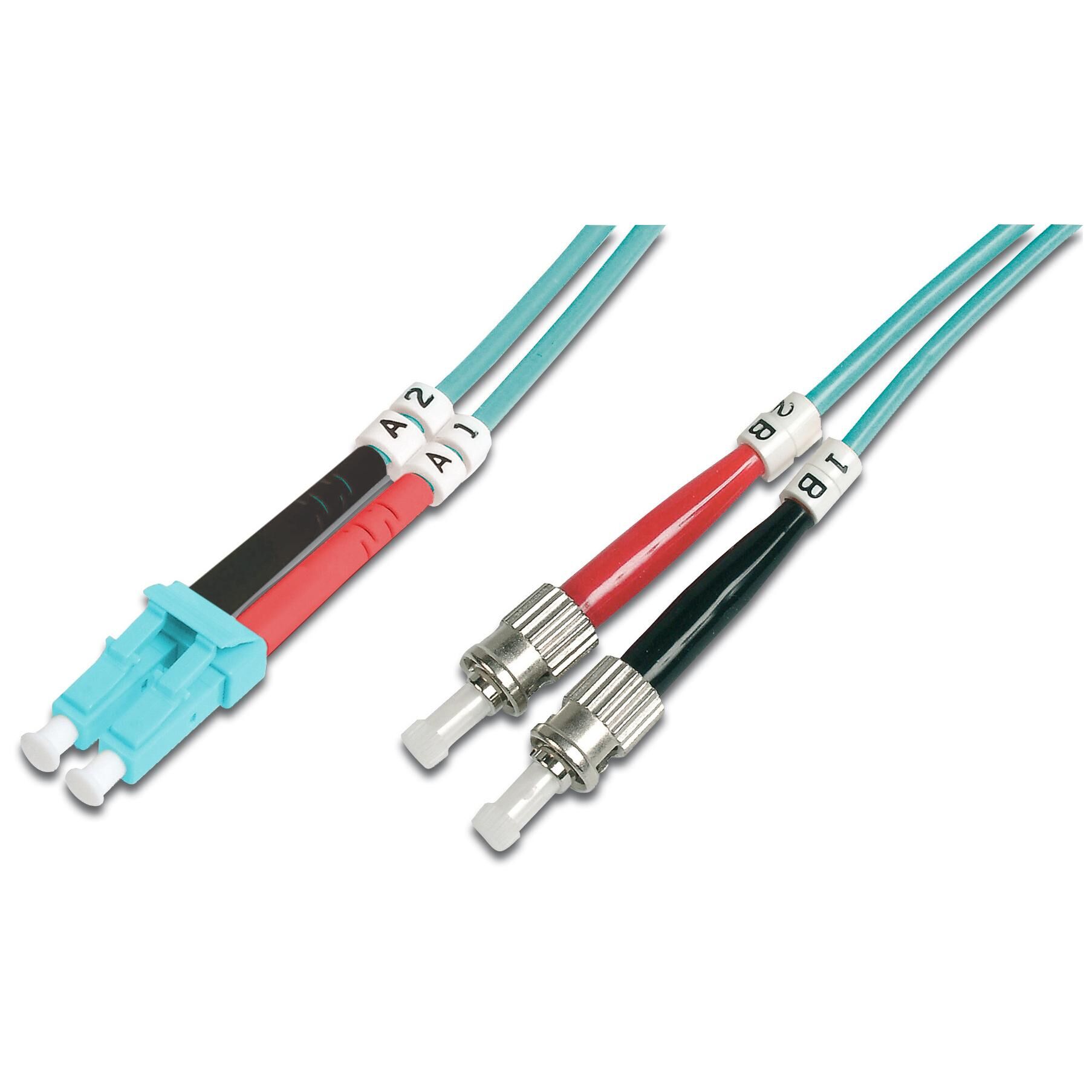Digitus Câble de brassage multimode OM 3 à fibre optique, LC / ST