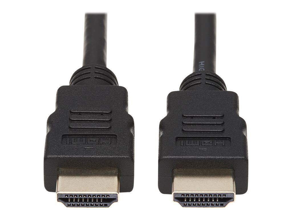 Eaton Tripp Lite Series High-Speed HDMI to HDMI Cable, Digital Video with Audio, UHD 4K, Black, 6 ft. (1.83 m) - Câble HDMI - HDMI mâle pour HDMI mâle - 1.8 m - double blindage - noir - support...