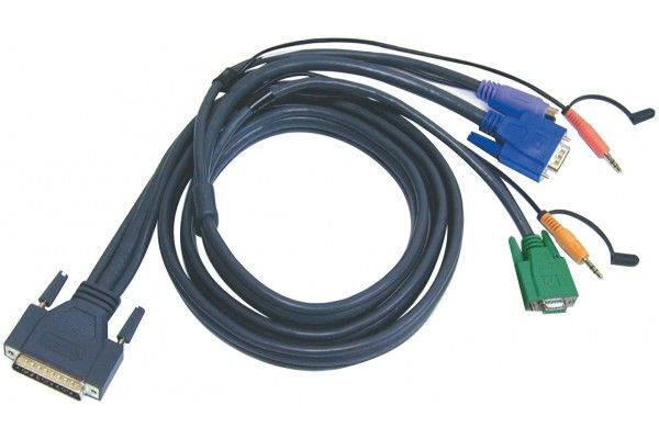 ATEN - Câble d'empilage - DB-25 (M) pour DB-25 (F) - pour MasterView Pro Model CS1004, Pro Model CS1008, Pro Model CS1016