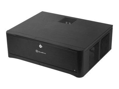 SilverStone Grandia GD06 - Tour - micro ATX - pas d'alimentation - noir - USB/Audio