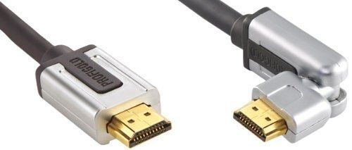 Bandridge Profigold Rotatable High Speed HDMI Cable with Ethernet - HDMI avec câble Ethernet - HDMI (M) pour HDMI (M) - 1 m - connecteur de rotation à 360 degrés
