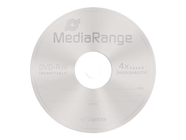 MediaRange - 10 x DVD+RW - 4.7 Go (120 minutes) 4x - spindle