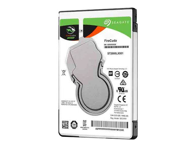 Seagate FireCuda ST1000LX015 - Disque dur hybride - 1 To - interne - 2.5" - SATA 6Gb/s