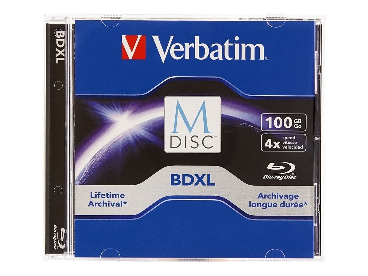 Verbatim M-DISC Blu-ray XL Rohling 100 GB 98912 1 St. Jewelcase